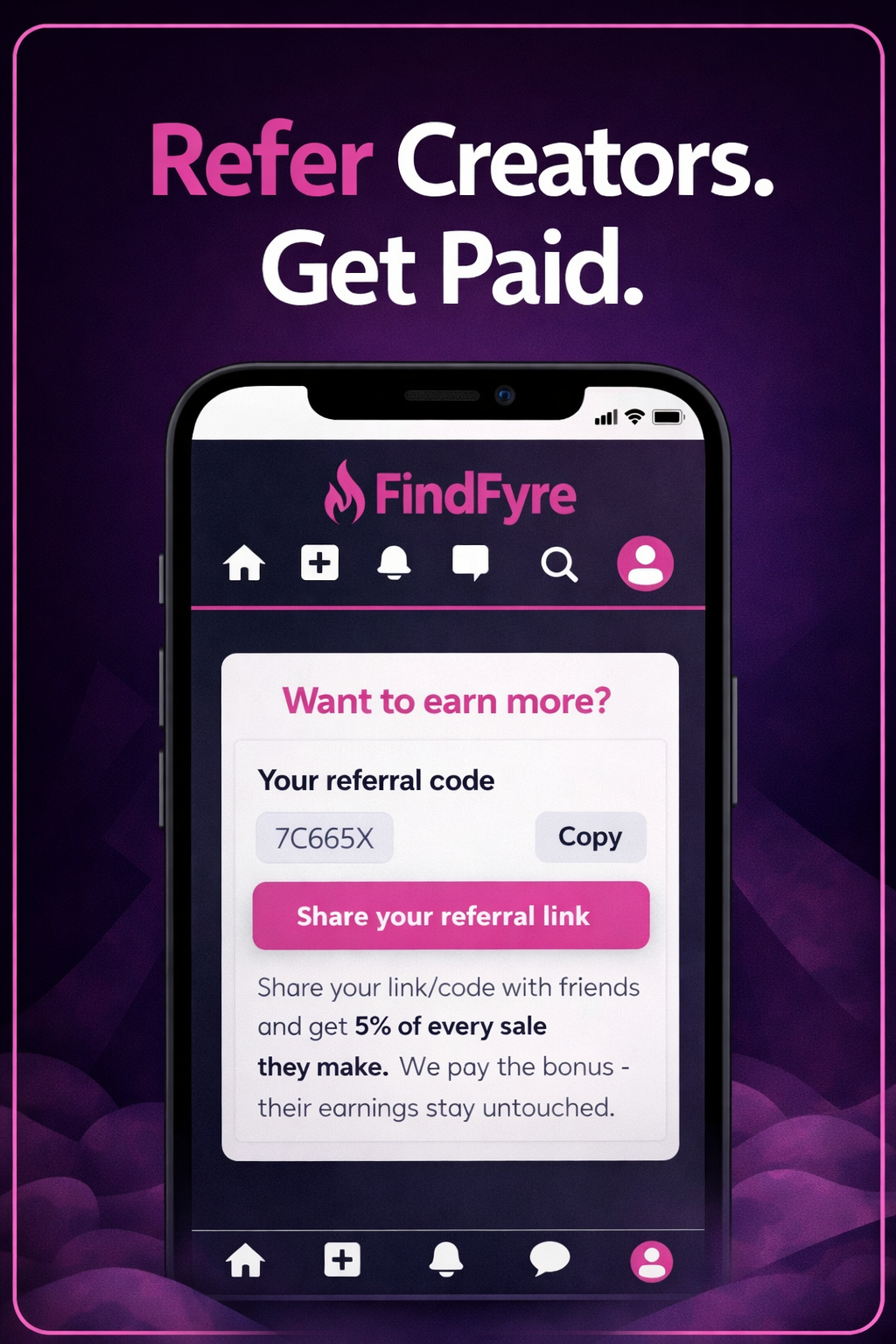 FindFyre Referrals Graphic